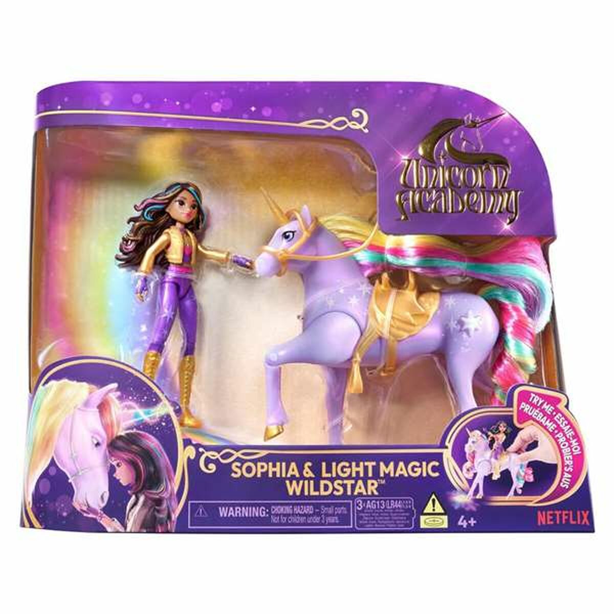 Poupée Spin Master Sophia Unicornio Wildstar (4 Unités)